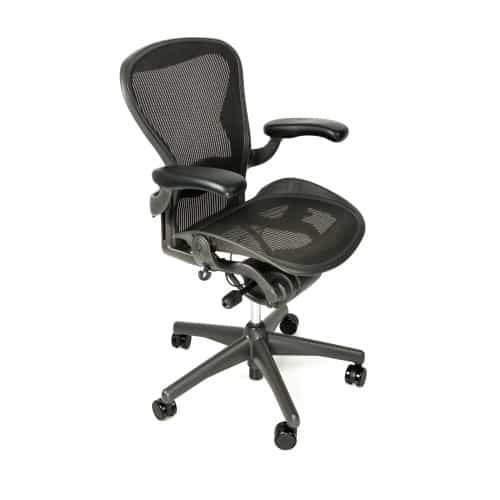 Herman Miller Aeron Chair Fully Adjustable Graphite From Beverly