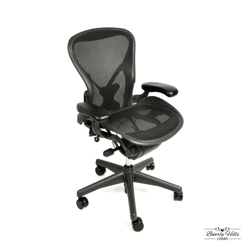 Herman Miller Aeron Chair Fully Adjustable With Posture Fit Back