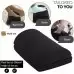 BECALM Under Desk Foot Rest - Essential Home Office Accessories - Pain Relief and Support for Back, Knees & Feet