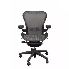 Herman Miller | Aeron Fully Loaded Chair | Graphite| Size C (Refurbished)