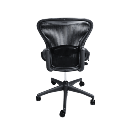 Herman Miller Aeron Standard Classic Chair Dark Grey Armless