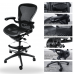 Herman Miller Aeron Refurbished Office Chair, Fully Adjustable, Seat Height 22" up to 32" - Drafting Stool 