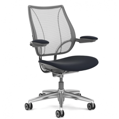 WESTHOLME High Back Office Chair, Ergonomic Desk Chair, Tilt Function, Lumbar  Support, Fabric Foam Seat - Gray