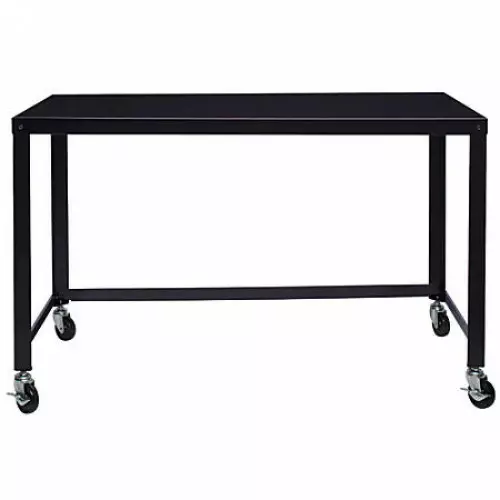 Modern Comfort | Mobile Steel Workstation - Black