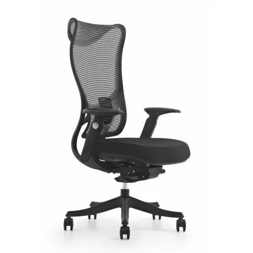 Beverly Hills Chairs | Westholme - Nanoflex - Fixed Arms Office Chair | Black - Foam Seat