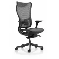 Beverly Hills Chairs | Westholme - Nanoflex - Fixed Arms Office Chair | Black - Mesh Seat
