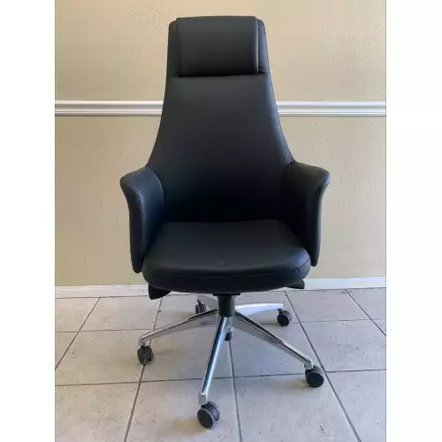 High Back Leather Desk Chair