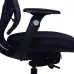 WESTHOLME High Back Office Chair, Ergonomic Desk Chair with Adjustable Seat Depth Feature, Tilt Function, Lumbar Support - Black Office Chair in Fabric Foam Seat