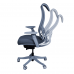 WESTHOLME High Back Office Chair, Ergonomic Desk Chair, Tilt Function, Lumbar Support, Fabric Foam Seat - Gray