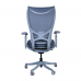 WESTHOLME High Back Office Chair, Ergonomic Desk Chair, Tilt Function, Lumbar Support, Fabric Foam Seat - Gray