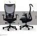 WESTHOLME High Back Office Chair, Full Adjustable (Armrests, Seat Depth, Lumbar, Tilt Function, and Height), Nylon Base - Black