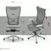 WESTHOLME High Back Office Chair, Ergonomic Desk Chair with Adjustable Seat Depth Feature, Tilt Function, Lumbar Support - Office Mesh Chair - Aluminum Base, Grey Frame and Grey Mesh