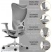 WESTHOLME High Back Office Chair, Fully Adjustable (Armrests, Seat Depth, Lumbar, Tilt Function, and Height), Aluminum Base