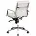 Luxe | Leather Conference Chair | White | Lumbar Support