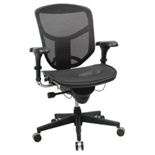 Quantum WorkPro Fully Adjustable with Rear Tilt Lock, Infinite Recline, Adjustable Seat Depth with Mesh Back and Seating