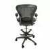 Herman Miller | Aeron Chair Fully Adjustable Dark Grey Drafting Stool by Beverly Hills Chairs with -34" Height | Size 27" (Refurbished)
