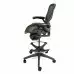 Herman Miller | Aeron Chair Fully Adjustable Dark Grey Drafting Stool by Beverly Hills Chairs with -34" Height | Size 27"