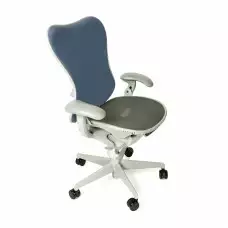 Herman Miller Mirra Fully Loaded with Posture Fit Support Blue/Grey (Refurbished)