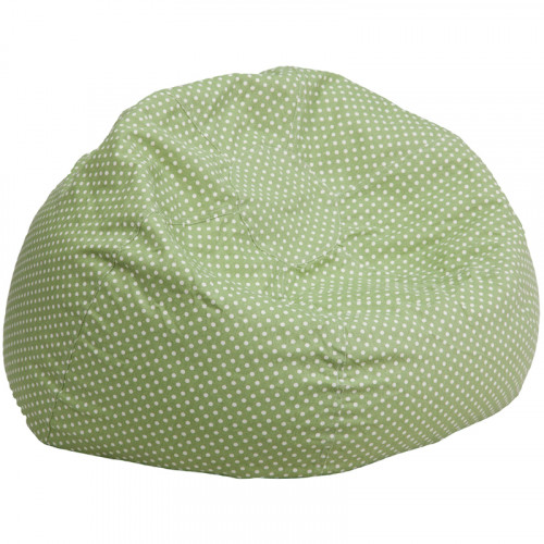 Oversized Bean Bag Chair Light Green With White Polka Dots From Oversized Bean Bag Chair Light Green With White Polka Dots