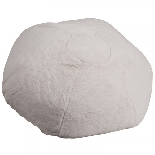 Oversized Bean Bag Chair White Furry From Beverly Hills Chairs Oversized Bean Bag Chair White Furry