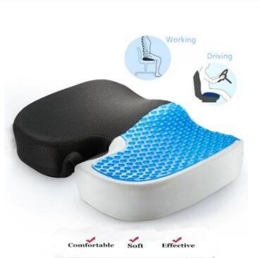 Gel Memory Foam U-shaped Seat Cushion Massage Car Office Chair for