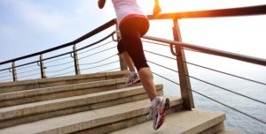 stairs, sunny, running, moving, exercise, active